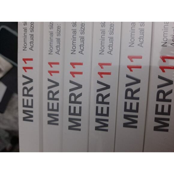 12X12X1 MERV 11 Pleated AC Furnace Air Filters 6 Pack - Picture 6 of 7